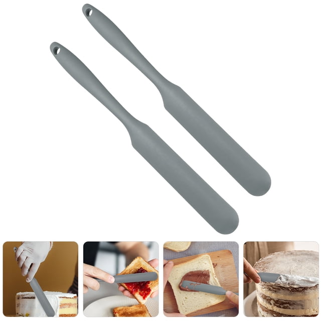 Moluckfu 2Ud De Silicona Multifuncional Para Pastelería Y Cocina Con Mango Cómodo