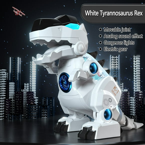 New & Trending Iumwxz Children's Dinosaur Toy Gear Dinosaur Model Ornament Mechanical Walking Glowing Toy Boy Christmas Gift Toys for Ages 5-7 New & Trending Hottest Deals