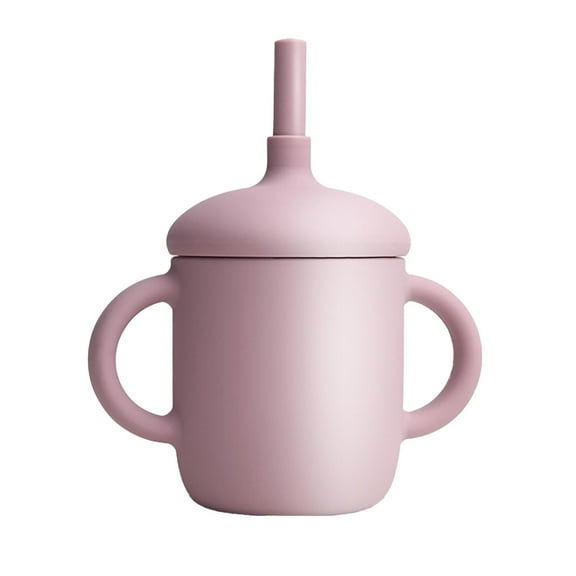 Tanghaowl Baby Training Cup Spill Proof Sippy Cup With Handles Baby Straw Water Bottle Leak Proof Cup For Baby New Mommy Care Package