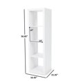 Better Homes & Gardens 4Cube Vertical Storage Organizer, White Texture