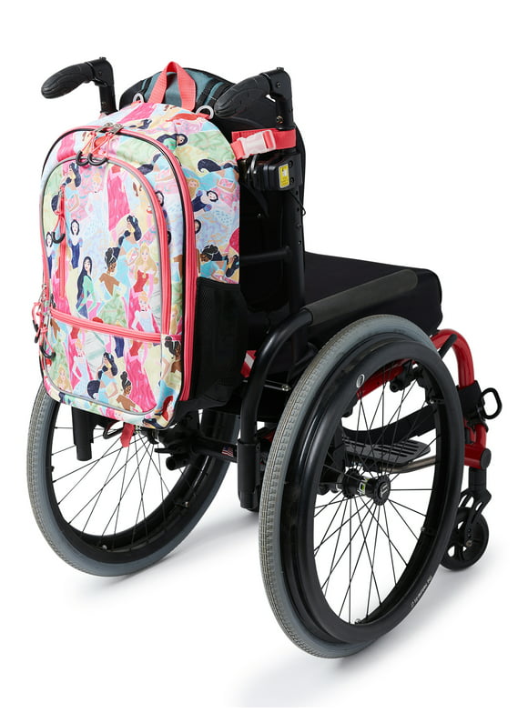 Disney Princess Girls 16" Adaptive Backpack, Multi-Color