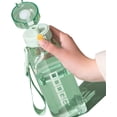 thumbnail image 1 of Botella de agua deportiva XCF 700 ml a prueba de fugas sin BPA verde, 1 of 4