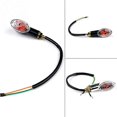 thumbnail image 2 of 4 Uds Indicadores de motocicleta Mini luces de señal de giro 12v impermeable Universal para motocicleta Scooter Quad Cruiser todoterreno Rojo Verde, 2 of 5
