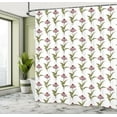 thumbnail image 5 of Ambesonne Coneflower Shower Curtain, Flourishing Garden Art, 69"Wx84"L, Multicolor, 5 of 5