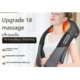 thumbnail image 4 of 2025 NEW Neck & Shoulder Massager with Heat - Kneading Massage Pillow for Home & Car Use, Cervical Back Pain Relief Massager, 4 of 4