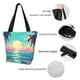 thumbnail image 4 of Easygdp Retro Palm Beach Sunset Bolso de Hombro para Mujer, Bolso Bandolera y Cartera de Mano Elegante para Uso Diario, 4 of 6