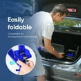 thumbnail image 5 of COSYWILL Steerable Knee Scooter,Economy Knee Walker,All Terrain Foldable Medical Scooter for Foot Injuries Crutches Alternative,Blue, 5 of 9