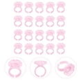 thumbnail image 2 of Coupes de Colle Intelligente pour l'Extension de Cils, Porte-Colle à Cils Anneau de Colle à Fleurs Extensions de Cils Porte-Colle, 100pcs (Rose), 2 of 5