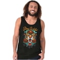 thumbnail image 5 of Stay Wild Tiger Head Rose Tattoo Tank Top T Shirts Men Women Brisco Brands S, 5 of 6