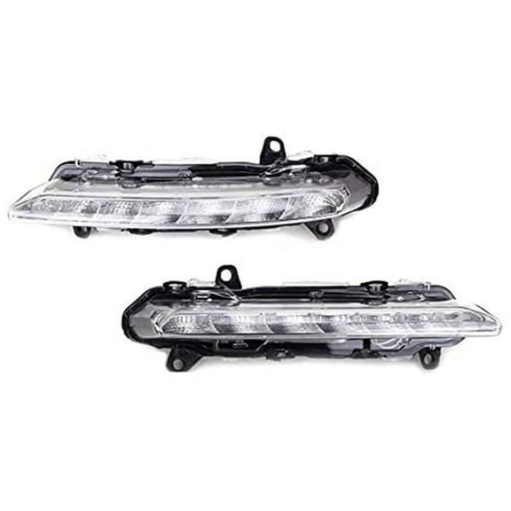1 Pair L R Led Drl Daytime Running Light for S-Class 09-13 W221 S350 S500 2218201856 2218201756