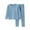 Blue, variant on MEZZALL Spring Children Warm Pajamas Sets Sleepwear Baby Big Children Long Sleeve Boy Girls O-Neck Home Wear Pajamas Stylish Toddler Loungewear, Blue, 3-4 Years