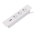 thumbnail image 1 of Regleta Empotrada, Enchufe De Mesa Estándar De La UE 230-265V Ahorro De Espacio 3 Salidas Para Muebles, 1 of 7
