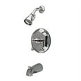 thumbnail image 2 of Kingston Brass KB4632BL English Vintage Tub with Shower Faucet, Polished Brass, 2 of 4