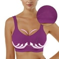 thumbnail image 6 of Women's Everyday Bras, Bras for Women - Bras for Women no Underwire, Bralettes for Women Plus Size, Wireless Push up Bra Full Coverage S-4XL Womens Bras Clearance under $5, 6 of 8