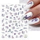 thumbnail image 2 of Pegatinas de uñas 3D de flores moradas, hoja verde, Floral, cereza, primavera, arte de uñas, calcomanías de agua, deslizadores, manicura, mariposa, decoración de puntas de uñas Tan Jianjun unisex, 2 of 2
