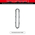 thumbnail image 2 of Durable Carbon Steel 2pcs Mini Chainsaw Chain Replacement - Chains For Cordless Electric Portable Chainsaw - 4 Inches For Pruning Shears And Wood Cutting, 2 of 6