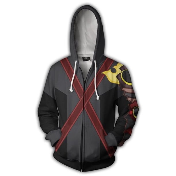 Kingdom Hearts Cosplay disfraz sudaderas con capucha primavera otoño abrigo adulto chaqueta Tops Sora Riku Kairi Vanitas Prop17S Deng Xun unisex
