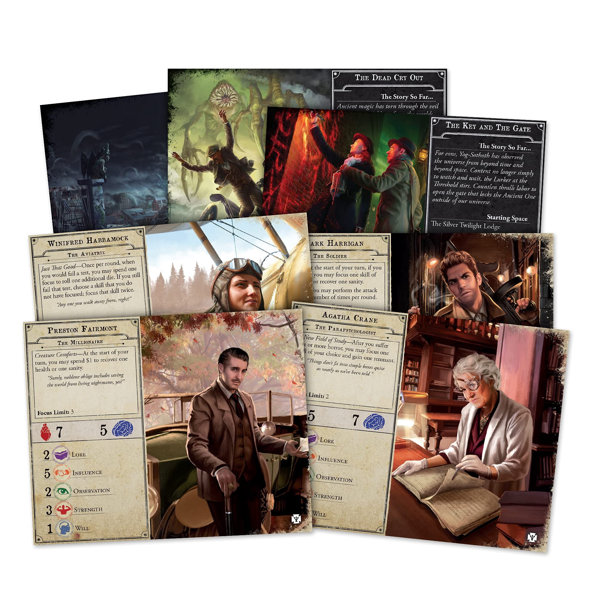 Arkham Horror Strategy Board Game: Secrets of The Order Expansion for Ages 14 and up, from Asmodee