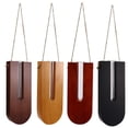 thumbnail image 3 of Solid Wood Flower Arrangement New Chinese Style Hydroponic Plant Stand Wall-Mounted Hydroponic Simple Wall Pendant, 3 of 5