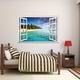 thumbnail image 3 of Etiqueta engomada de la pared efecto 3d paisaje de la playa TUNC Sencillez, 3 of 4