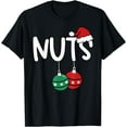 thumbnail image 1 of T-Shirt Assorti pour Hommes Couples Noël Châtaignes - comme sur l'Image - m, 1 of 2