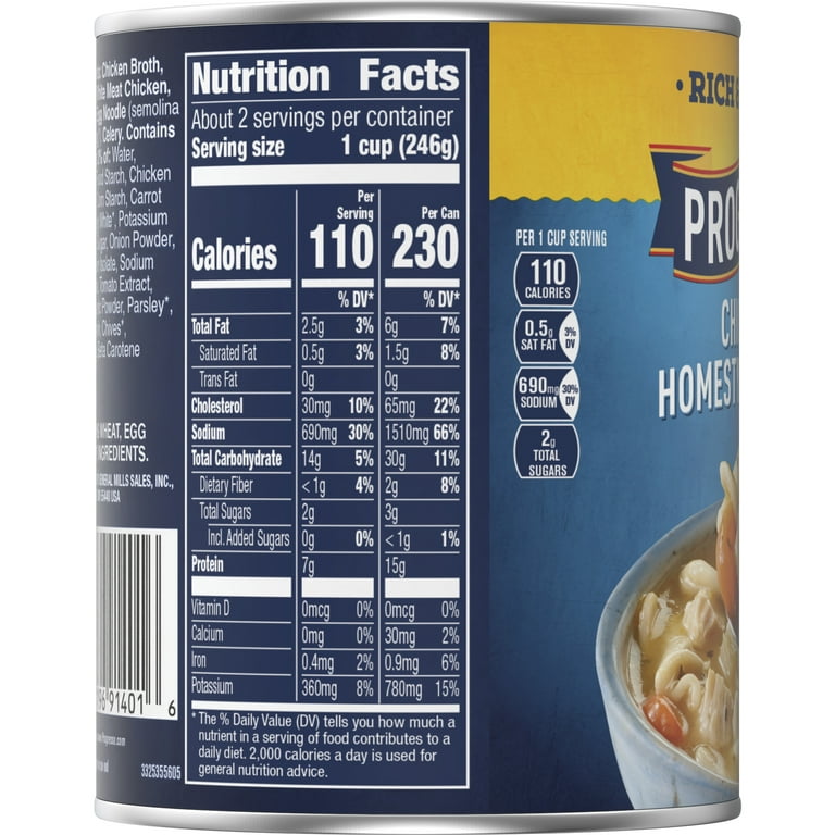 Progresso Rich & Hearty Chicken & Homestyle Noodle Canned Soup, 19 oz.