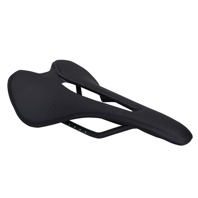 Bikes Saddle Multicolored Craftsmanship Hollow Design Biking Accessories Cycling Pad Leather Cushion Shockproof Replaced Part Black