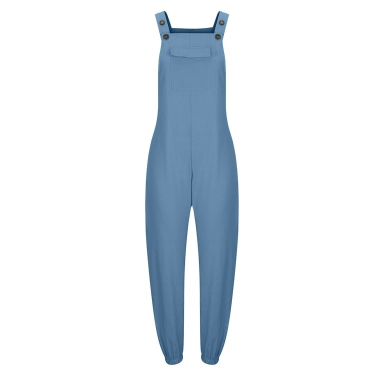 Casual Solid Pocket Buttons Square Collar Jumpsuits(3 Colors) Casual Solid Pocket Buttons Square Collar Jumpsuits(3 Colors)