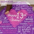 thumbnail image 4 of 13th Birthday Gifts for Girls, Girls 13th Birthday Gift Ideas, 13th Birthday Gifts, Girls 13th Birthday Gifts, 13 Gifts for 13th Birthday Throw Blanket 50 in × 60 in, 4 of 5