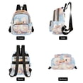 thumbnail image 2 of Cute Ducks Flowers Travel Laptop Backpack Casual Daypack Lightweight Bookbag Compartment for Business, 2 of 7