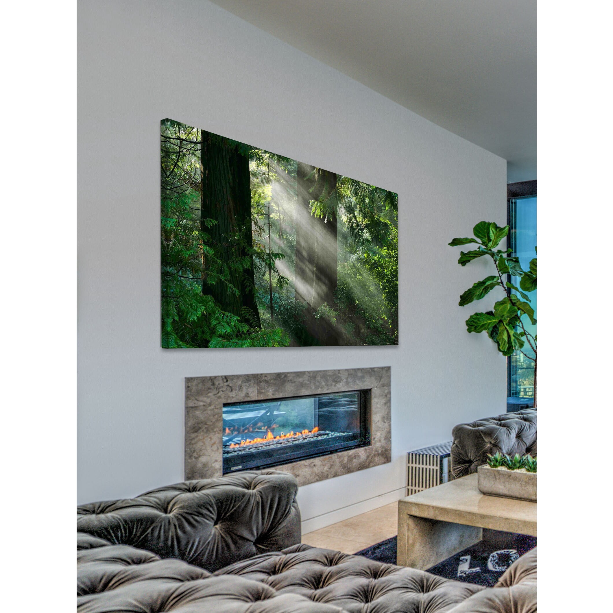 Marmont Hill "Light Through the Trees" Painting Print on Canvas