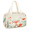 Blue, variant on Jiaoprinted Rainbow Peace Symbol Travel Toiletry Bag for Women, Large Wide-open Makeup Bag, Tie Dye Waterproof Cosmetic Bag Organizer with Handle