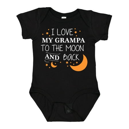 

Inktastic I Love My Grampa to the Moon and Back Gift Baby Boy or Baby Girl Bodysuit