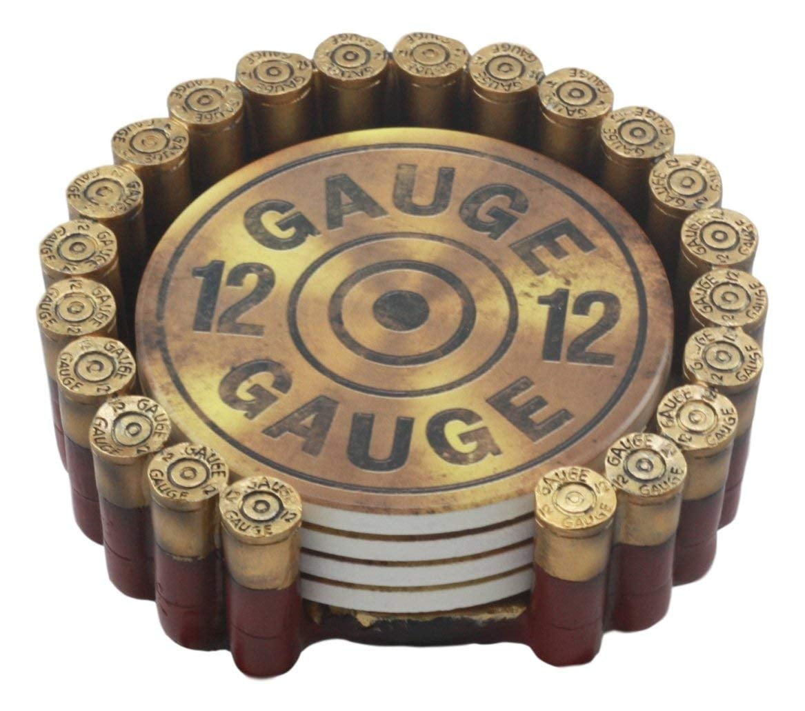 Western 12 Gauge Shotgun Shells Hunter S Ammo Round Coaster Set With 4 Coasters Walmart Com