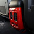 thumbnail image 5 of Para Durango 2011-2021, embellecedor de cubierta de salida de ventilación de aire acondicionado trasero de coche, pegatina decorativa, accesorios, color rojo, 5 of 5