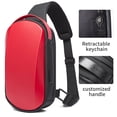 thumbnail image 2 of Mochila Cruzada Bange Espacio para iPad Tablet 8.5" audífonos, billetera y libros. Material resistente al agua y carga USB. Modelo BR-7256 Bange  BG-7256, 2 of 11