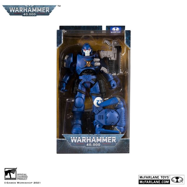 McFarlane Warhammer Ultramarines Reiver Figura de acción Bolt Carbine Voranid Genestealer 17cmultramarinossin paquete al por menor zhangyuxiang unisex
