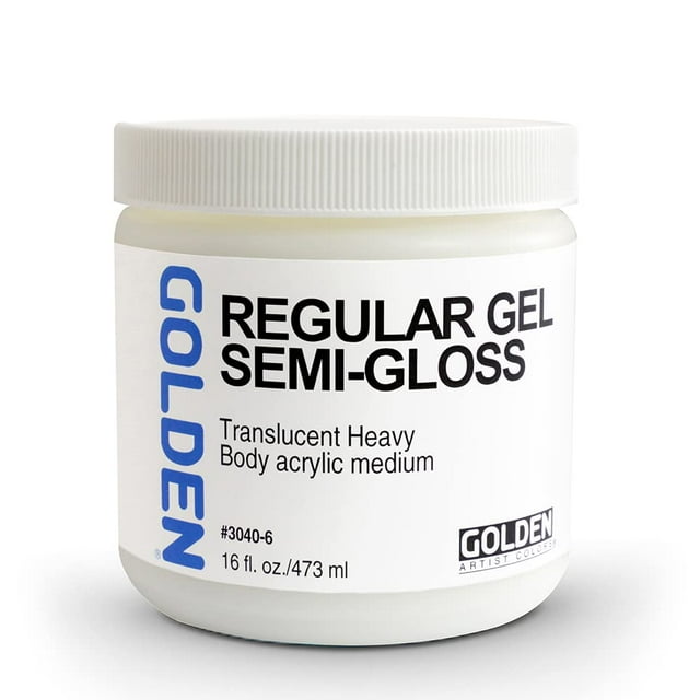 Golden Acryl Med Gel semibrillante regular de 16 onzas