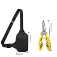 thumbnail image 5 of 3pcs Fishing Pliers Set, Stainless Steel Multi-Functional Fishing Shears, Durable Braided Fishing Line Cutter, Hook Remover, and Tackle Organizer with Fanny Pack and Carabiner Clip, 5 of 5