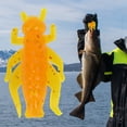 thumbnail image 3 of 5 Pack 2.3cm Soft Cricket Bait Simulation Insect Lures for Carp Fly Fishing Baits (Orange), 3 of 9