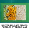 thumbnail image 5 of KAKOWELY Durable Felt Puzzles Mat with Inflatable Tube and 3 Fixing Bands for Home Use Assorted Color Bigger Size up to 2000 Pieces,47.24"X31.5"X0.08", 5 of 5