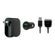 Belkin 3ft 2.1 Amp iPhone 4 4S Car and Wall Charger - Black