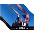 thumbnail image 1 of LUVCLS PEGATINA PARA PARACHOQUES 2024 tiroteo SALVEMOS AMÉRICA, patriota R9P0 EE. UU. Pegatina MAGA, 1 of 7