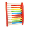 thumbnail image 2 of Abacus for Kids Math Wooden Abacus Frame Learning Game Mathematics Learning Tool Red, 2 of 9