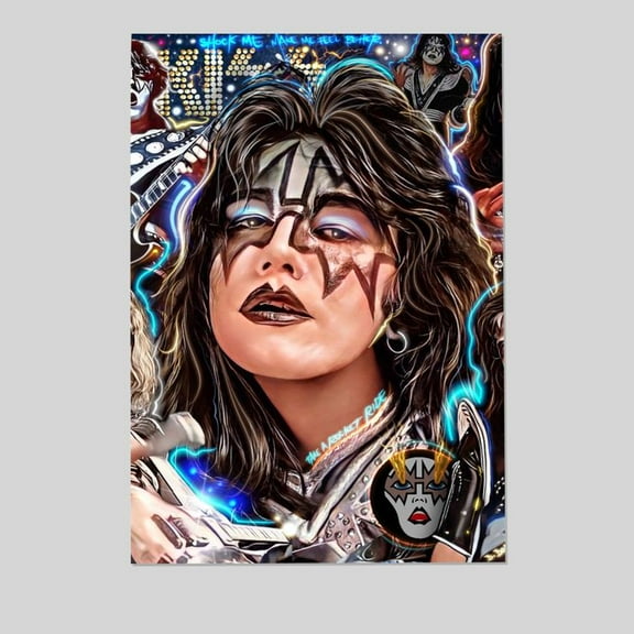 Music Poster Ace Frehley Art Poster Size 24''x36''