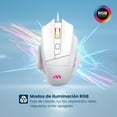 thumbnail image 2 of Mouse Gamer Mubitech Sx10 Rgb 6 Botones 10,000 Dpi 30g 128ms (blanco), 2 of 9