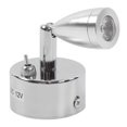 thumbnail image 3 of 12V 3W LED Small Spotlight Warm White Swivel Reading Lamp Interior Lighting for RV Yacht Camper Trailer Hotel Rooms, 3 of 14
