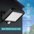 thumbnail image 5 of Luces solares para exteriores de 56 LED con sensor de movimiento, IP65 a prueba de agua, Ángulo de iluminación de 120°, Lámpara solar de pared para jardín con cable de 5 m, 5 of 5