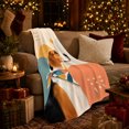 thumbnail image 3 of Autumn Beagle Patterned Bandana, Playful Pet Portrait Pattern, Warm Flannel Blanket for Living Room and Bedroom, Dog Lovers Thanksgiving Gift, Pet Lover Home Decor, 3 of 9