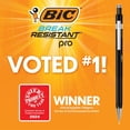 thumbnail image 3 of BIC Break Resistant Pro with Shock-Absorption and Twist-Up Eraser, Mechanical Pencil, 2-Count (Black), 3 of 3